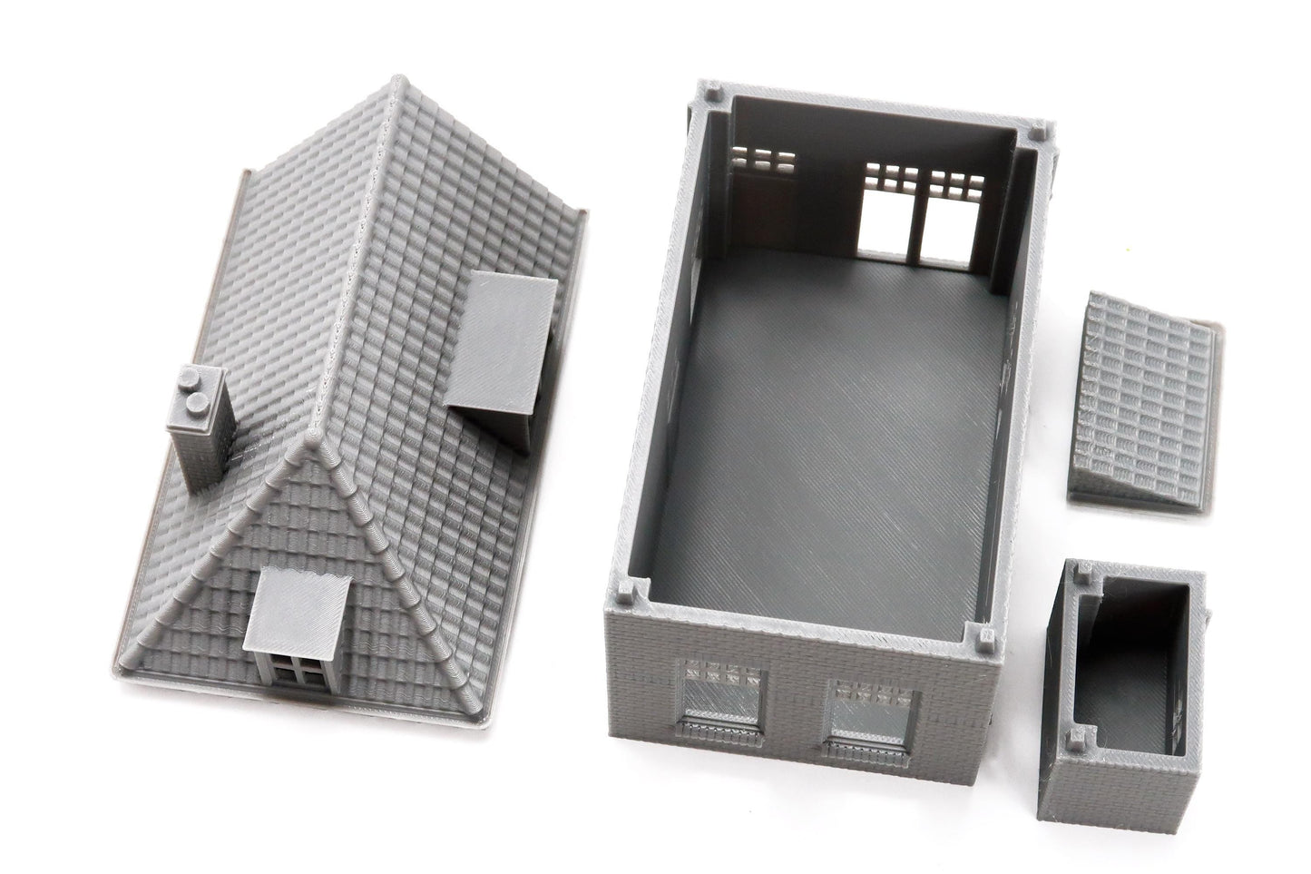 Oosterbeek WWII Single Storey House - 3D Printed Miniature Wargaming Terrain 28mm / 20mm / 15mm Scale