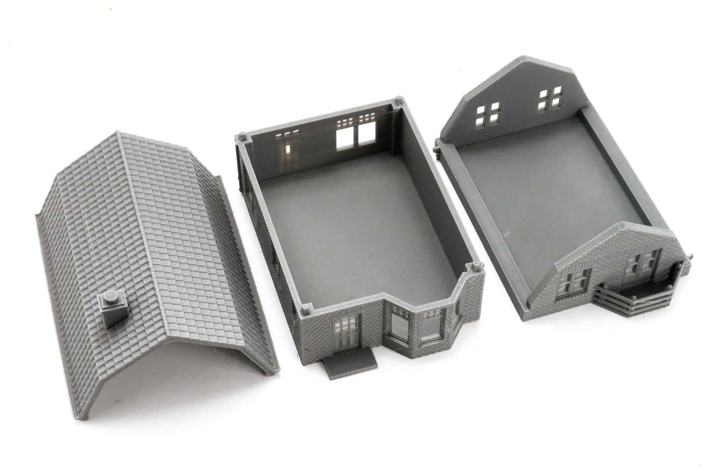 Oosterbeek WWII Double Storey House - 3D Printed Miniature Wargaming Terrain 28mm / 20mm / 15mm Scale