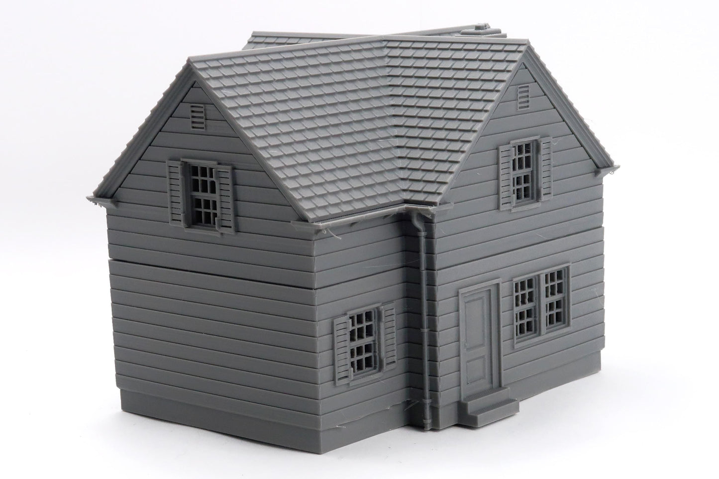 American Suburban House DS-01 - 3D Printed Miniature Wargaming Terrain