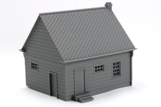 American Suburban House SS-01 - 3D Printed Miniature Wargaming Terrain