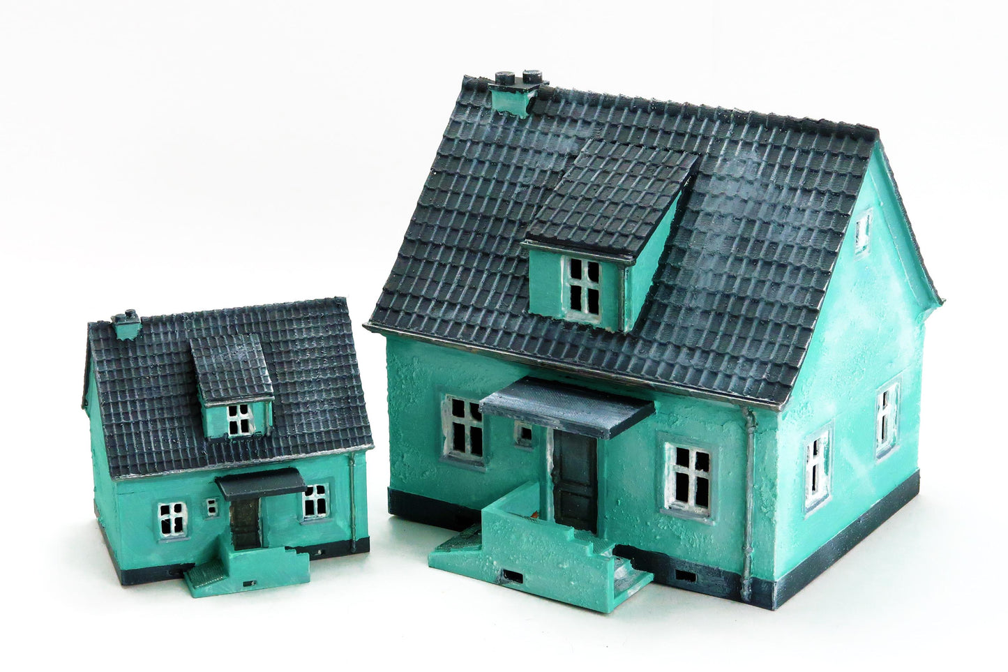 Fulda Cap West German Village Set Vol. 1 - 3D Printed Miniature Cold War Era Wargaming Terrain 28mm / 20mm / 15mm Scale