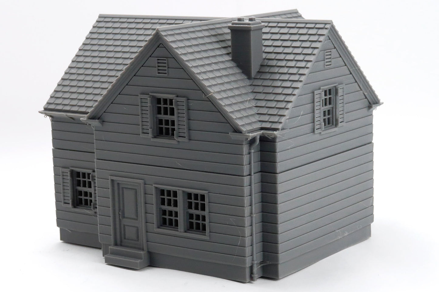 American Suburban House DS-01 - 3D Printed Miniature Wargaming Terrain