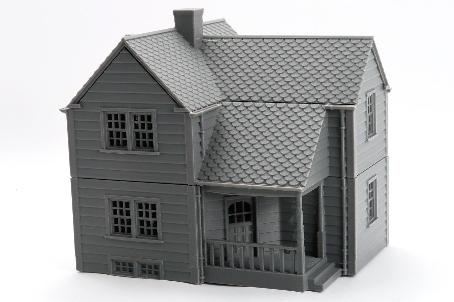 American Suburban House DS-03 - 3D Printed Miniature Wargaming Terrain