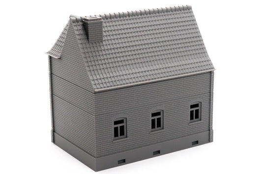 Fulda Cap West German Village House DS T1 - 3D Printed Miniature Cold War Era Wargaming Terrain 28mm / 20mm / 15mm Scale