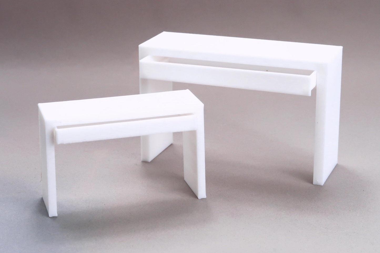 Modern Make-up / Writing Desk | 1:12, 18 & 6 Scale Dollhouse Furniture | 3D Printed Miniature