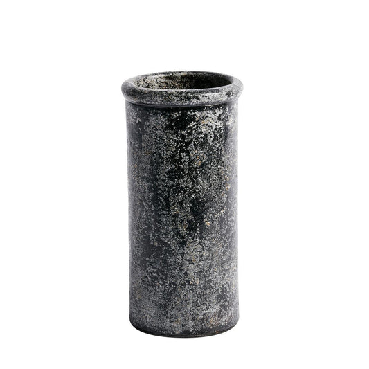 Vase Cylinder metallic finish