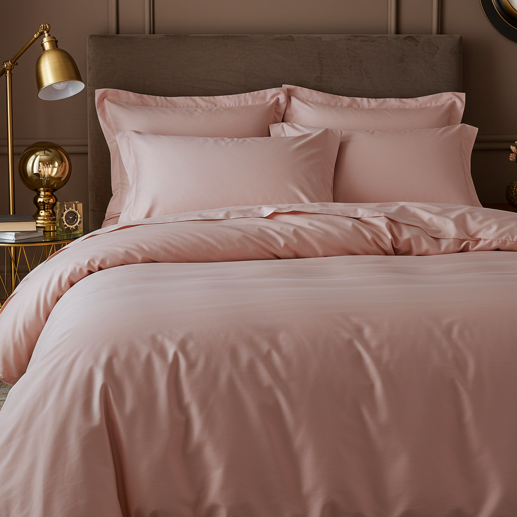 Heillandi bómullar-satín rúmföt