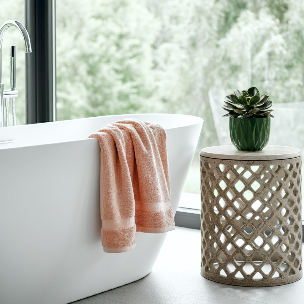 Mjúk handklæði úr egypskri bómull