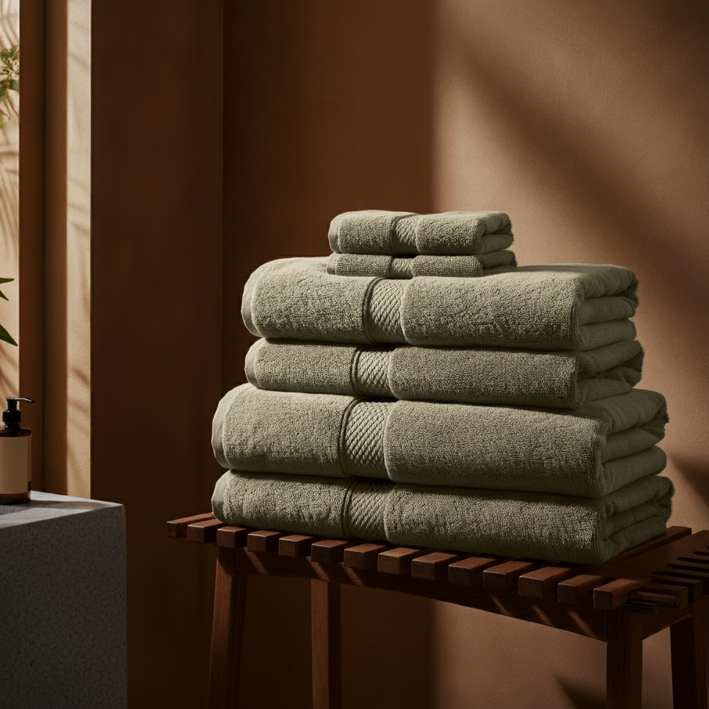 Mjúk handklæði úr egypskri bómull