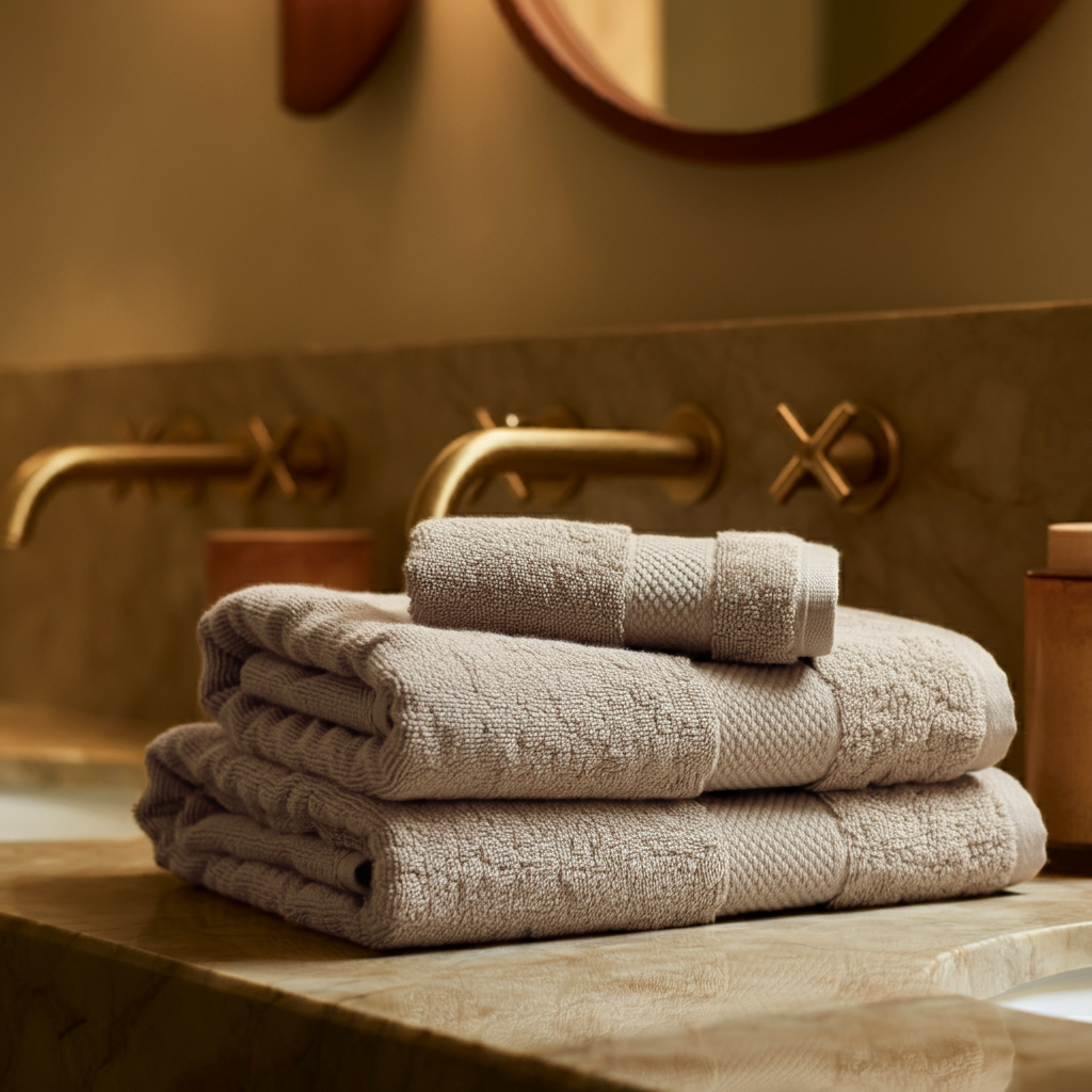 Mjúk handklæði úr egypskri bómull