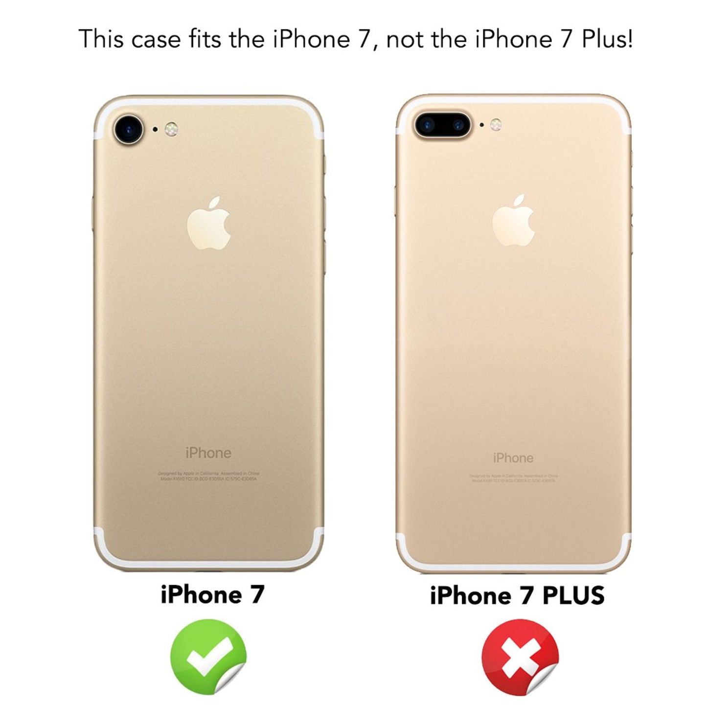 360° símahulstur með skjávörn fyrir iPhone 7 frá NALIA, 360° hulstur