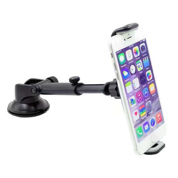 SYSTEM-S Car Windshield Mount Holder for iPhone 7 iPad Mini 6.8" Tablets