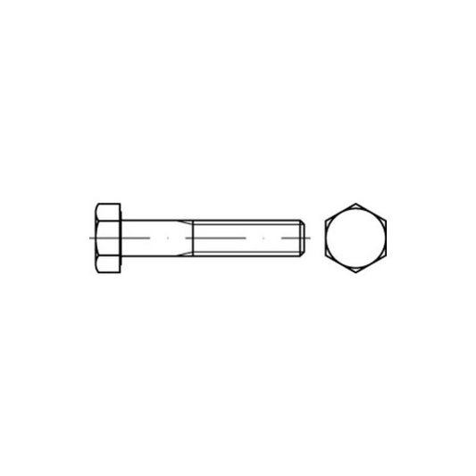 B-Ware Iso 4014 Sechskant Schaftschraube M22x300 Stahl 10.9 Maschinenschraube 8 Stück