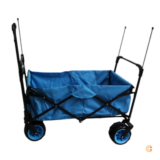 Samanbrjótanlegur Izzy vagn af B-flokki, mál u.þ.b. 100 x 57,5 ​​x 78 cm. Sjá texta/mynd.