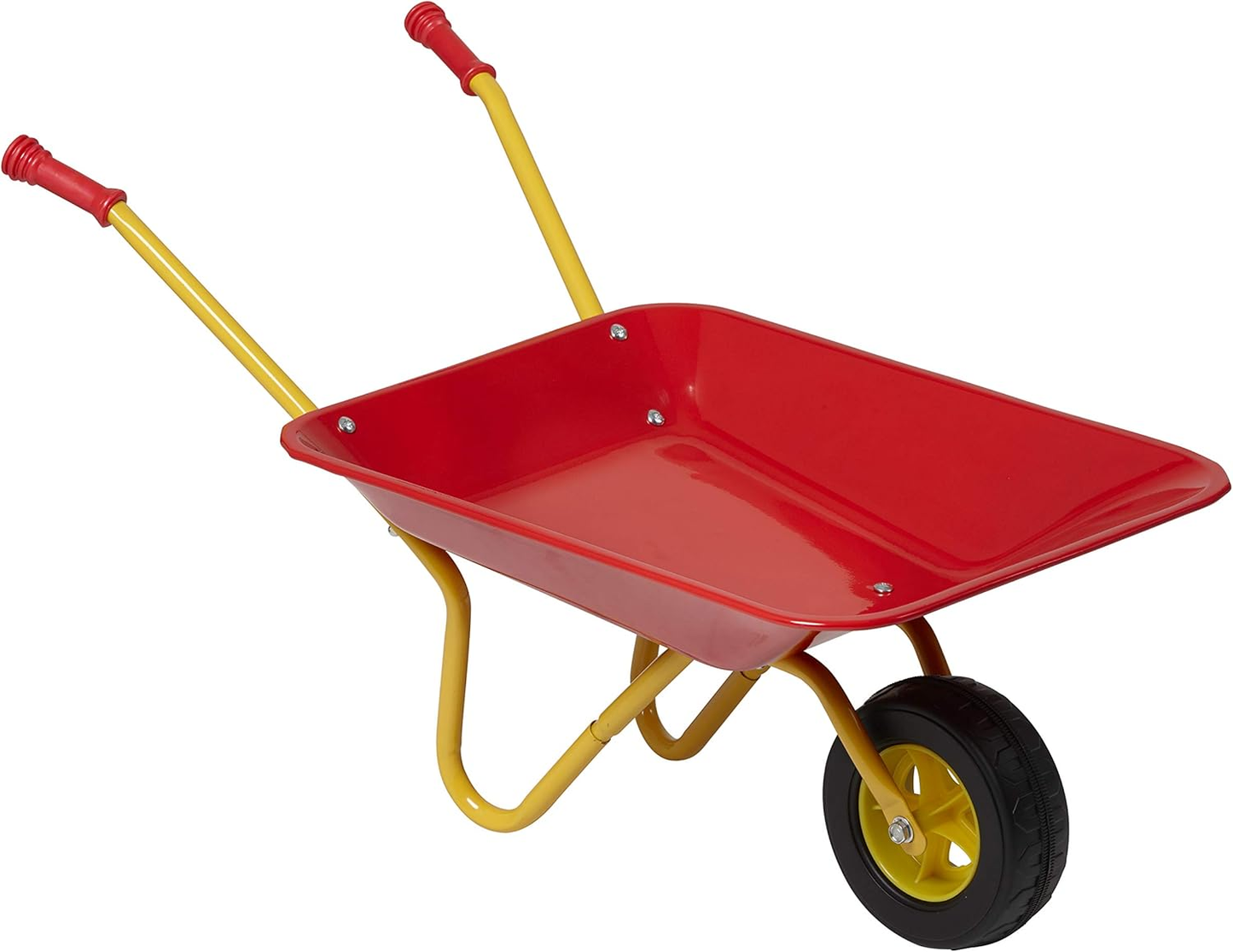 Izzy barnahjólbörur í B-flokki, garðhjólbörur, fyrir börn 2 ára og eldri, úr gúmmíi, 3 stykki