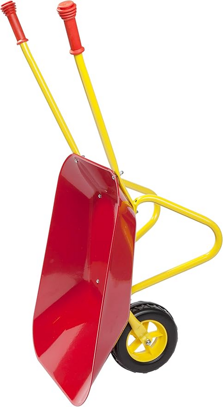 Izzy barnahjólbörur í B-flokki, garðhjólbörur, fyrir börn 2 ára og eldri, úr gúmmíi, 3 stykki