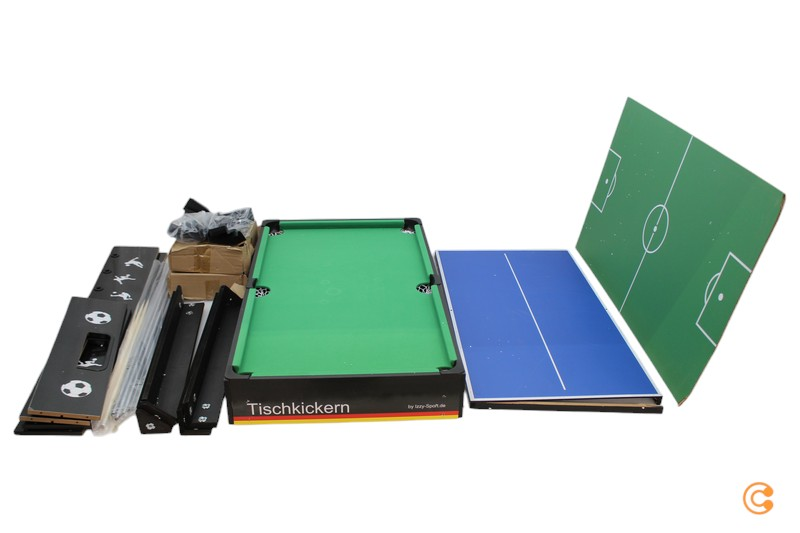 B-grade Izzy multi-functional game table 4 in 1 table football billiards See text/photo