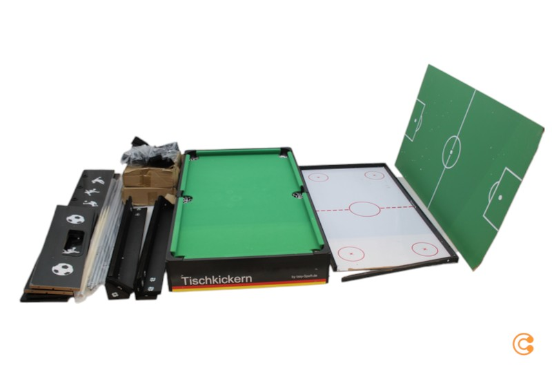 B-grade Izzy multi-functional game table 4 in 1 table football billiards See text/photo