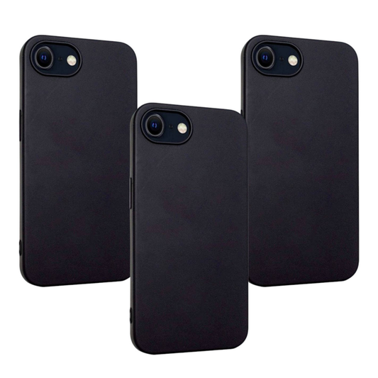 B-Ware Jt Berlin Pankow Soft Backcover Hülle Apple I Phone 16e Schwarz 3 Stück