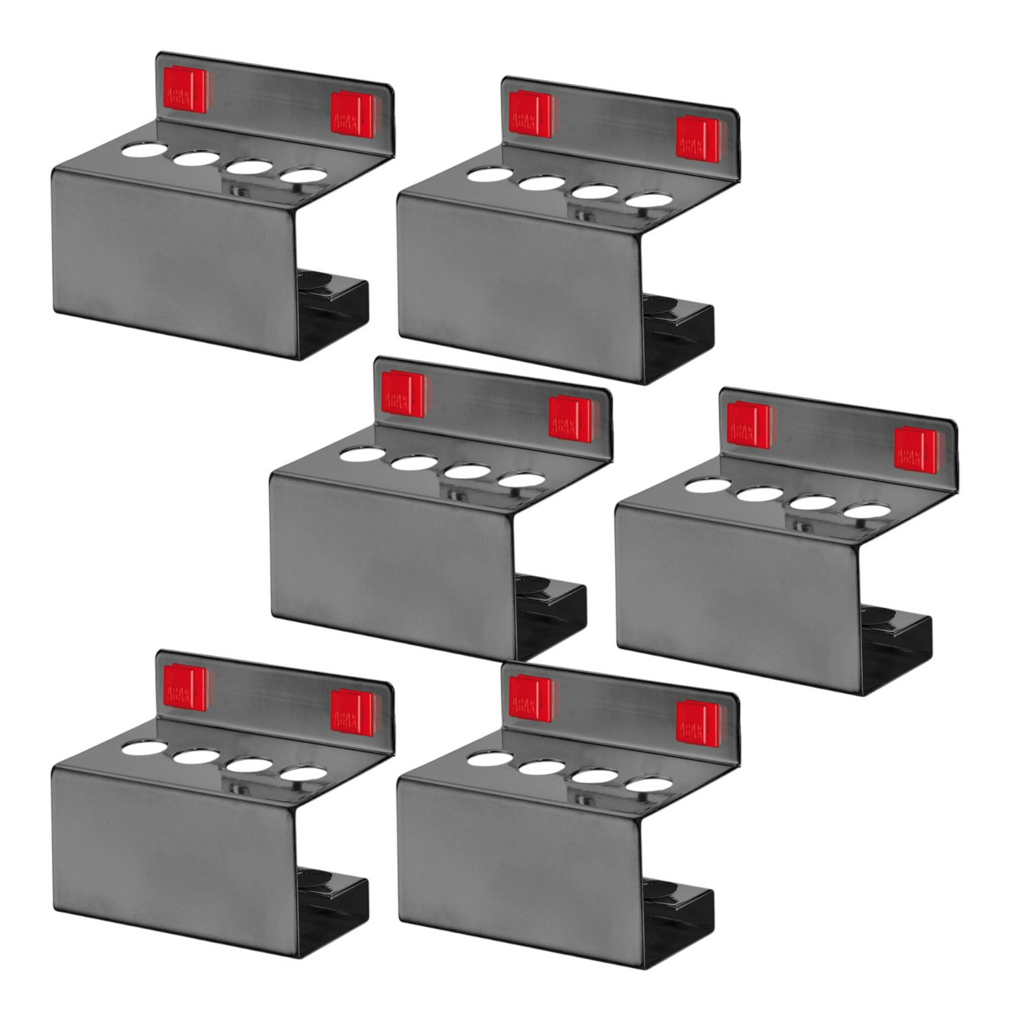 B-Ware Kappes Stifthalter Raster Plan Abax Stiftablage Anthrazitgrau Organizer 6 Stück