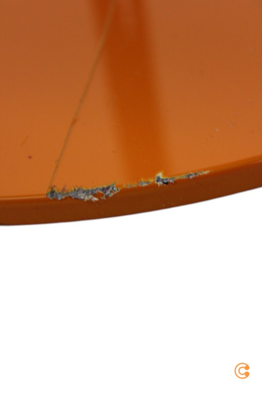 B-grade Kartell table, side table, living room table, coffee table, Bordeaux. See text/photo.