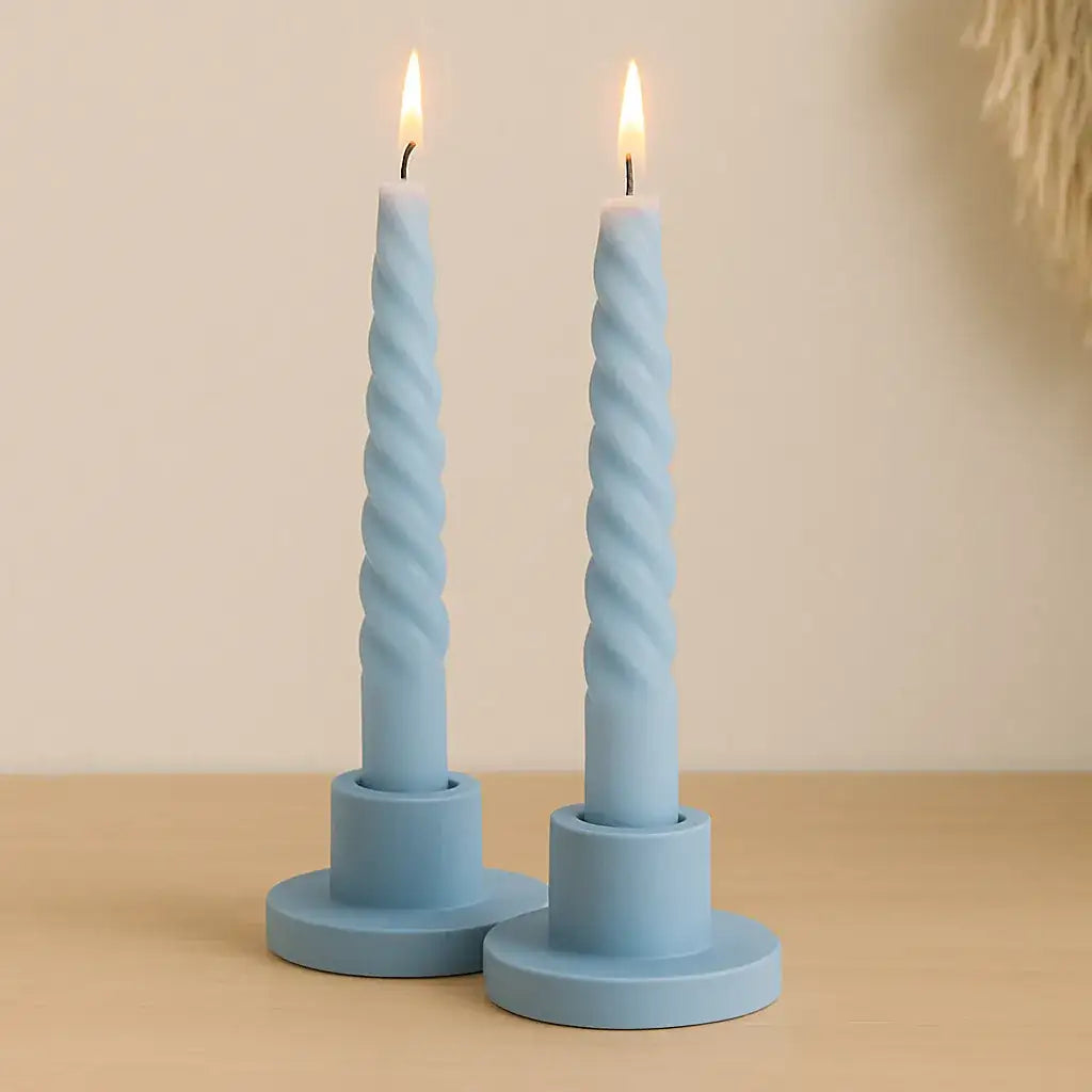 Stabkerzenhalter LUNA – 2er Set handgefertigt & minimalistisch
