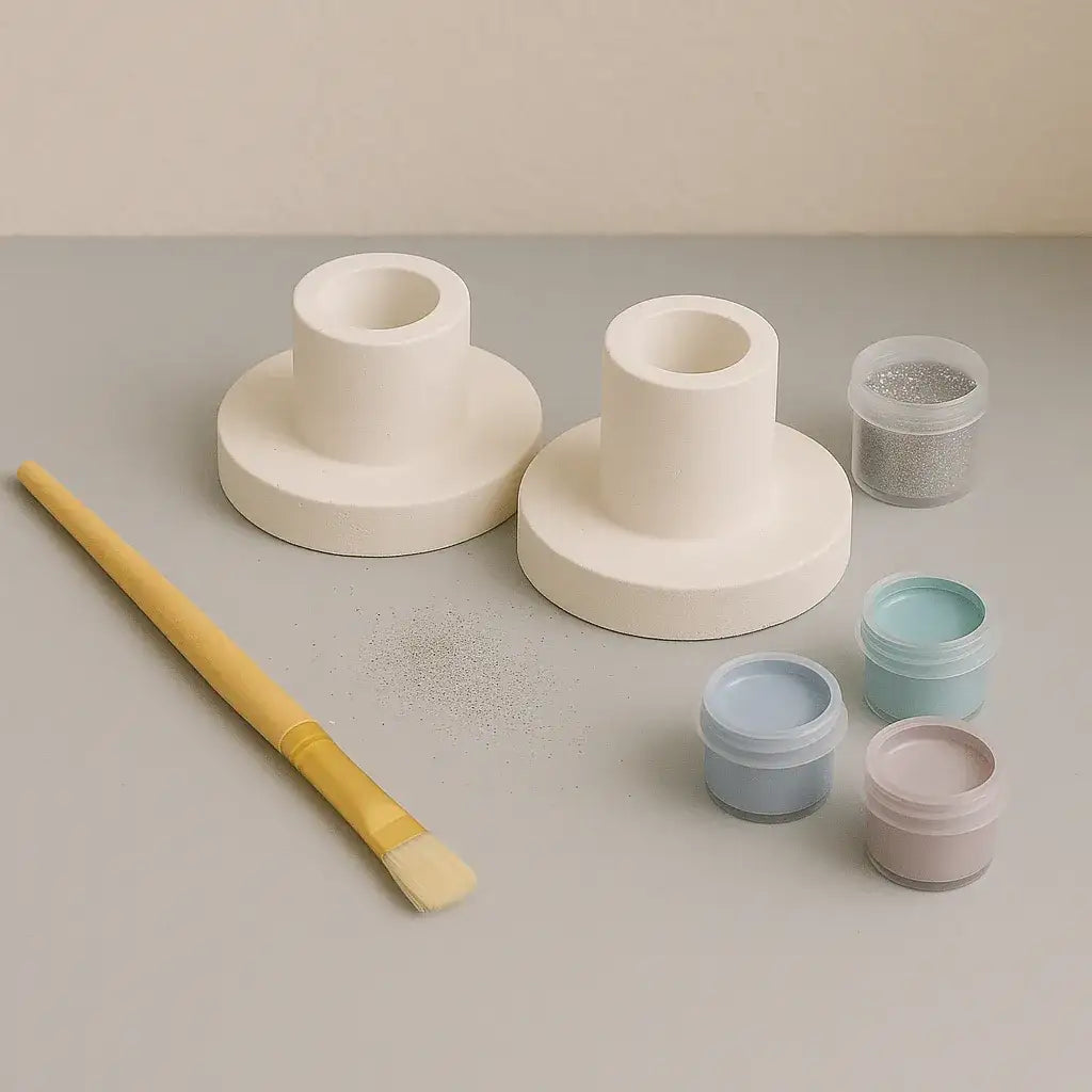 Stabkerzenhalter LUNA – 2er Set handgefertigt & minimalistisch