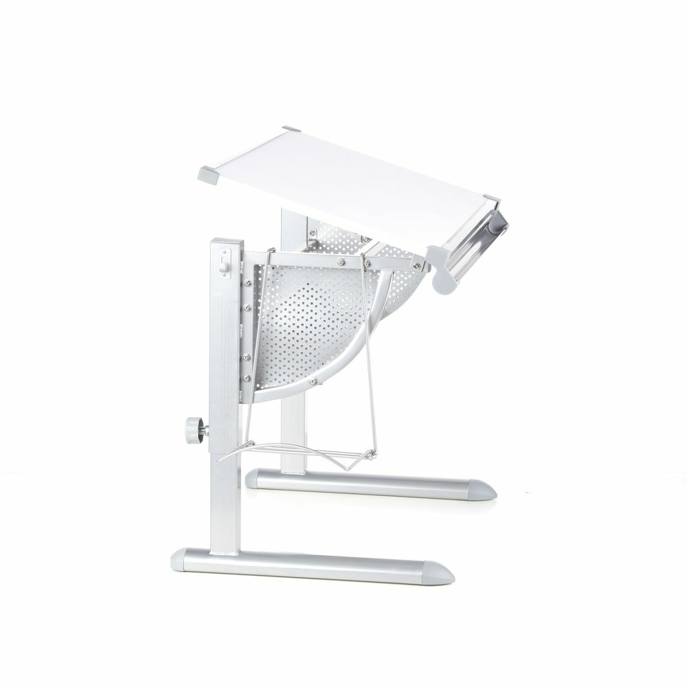 B-Ware Hjh Office Belia Kinderschreibtisch Weiß Silber Schreibtisch Arbeitstisch Kinder