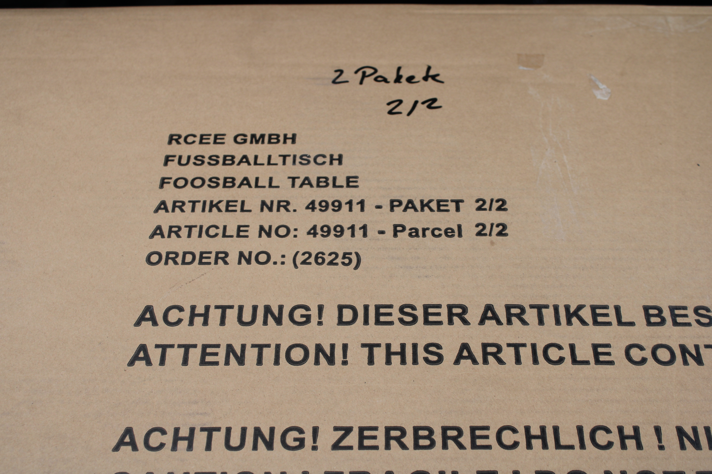 B-Ware Klappbarer Tischkicker Kickerspiel Kickertisch Kicker Fußballtisch Defektware