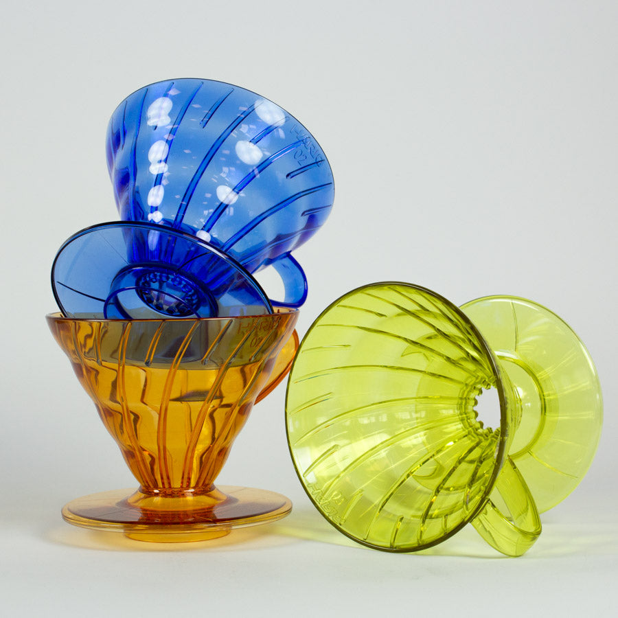 Hario V60-02 Plastic Coffee Dripper with 40 Filters