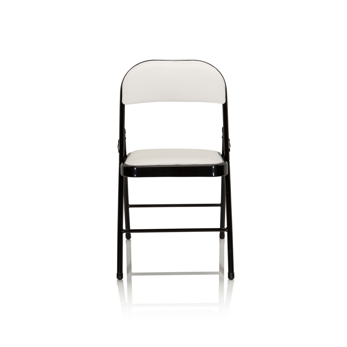 B-flokks Hjh skrifstofufundarstóll / gestastóll / samanbrjótanlegur stóll Tudela PU hvítur stóll