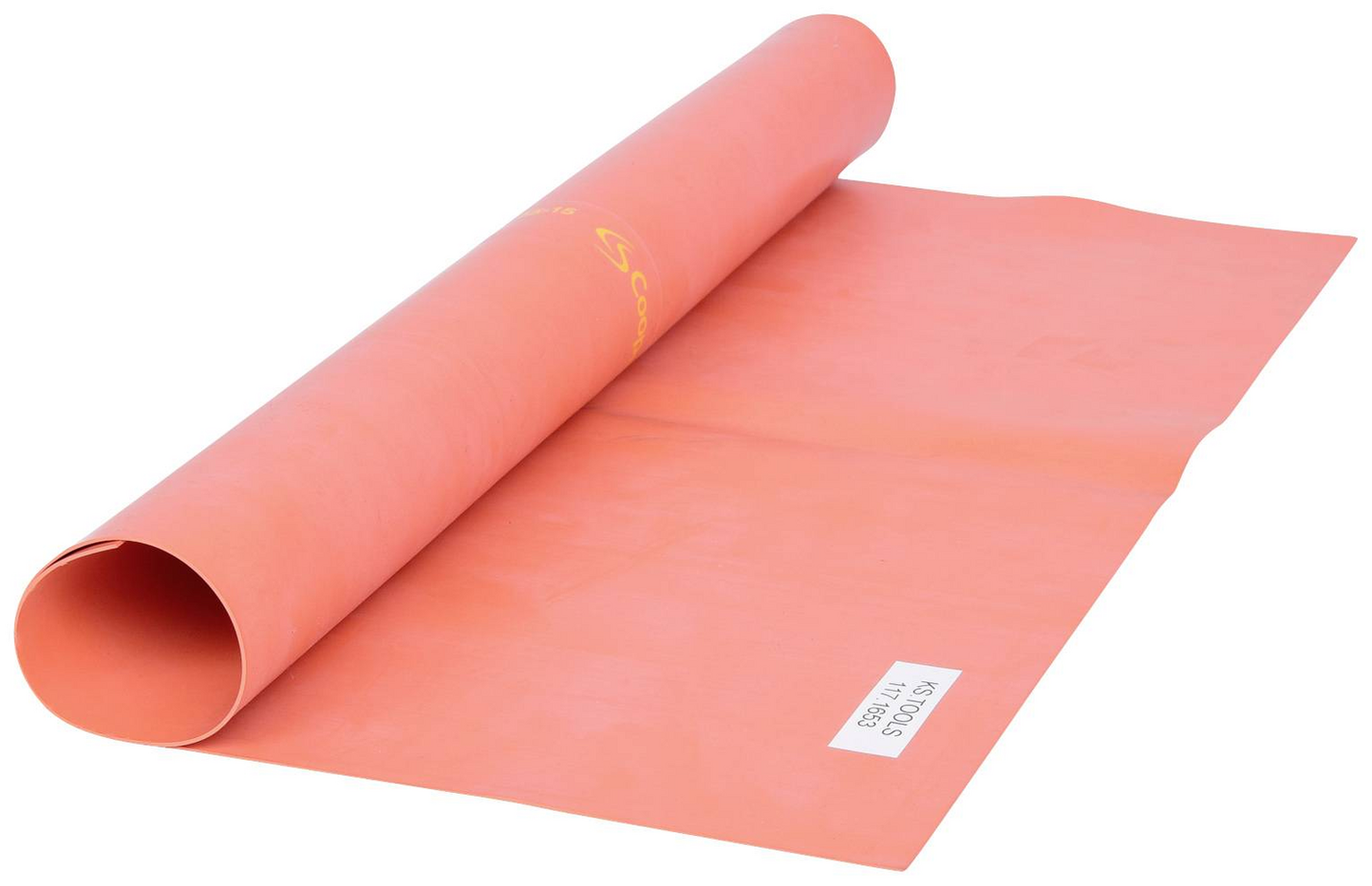 KS Tools VDE gúmmíhlífðardúkur, B-flokks, einangrunardúkur, DIN EN, svartur, 500 mm