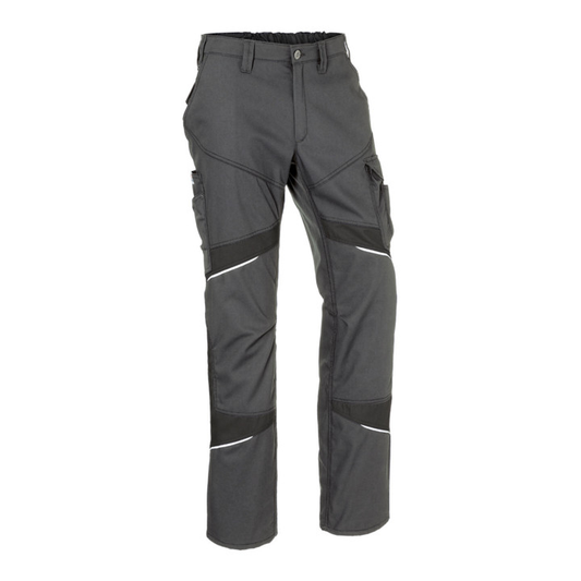 B-grade Kübler Activiq Cotton+ trousers, anthracite/black, size 52, work trousers, waist trousers