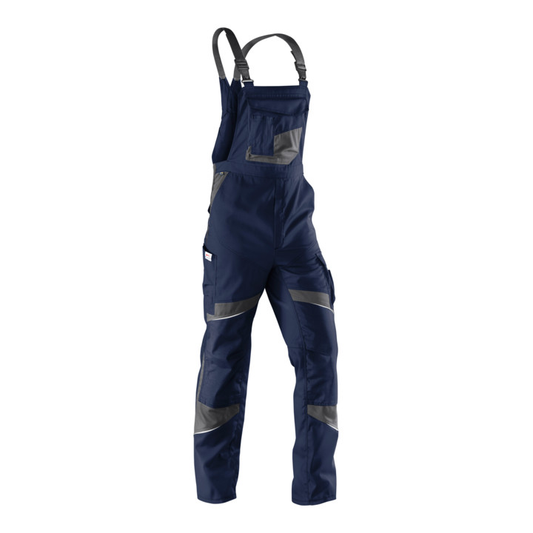 B-grade Kübler 3250 bib overalls, work trousers, workwear, dark blue/anthracite, size 46