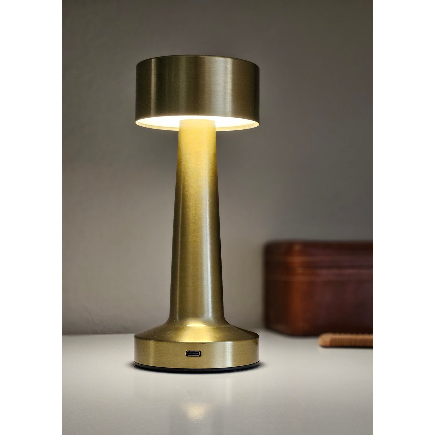 Lampe LED ohne Kabel Touch Tischleuchte Tischlampe Leuchte kabellos dimmbar