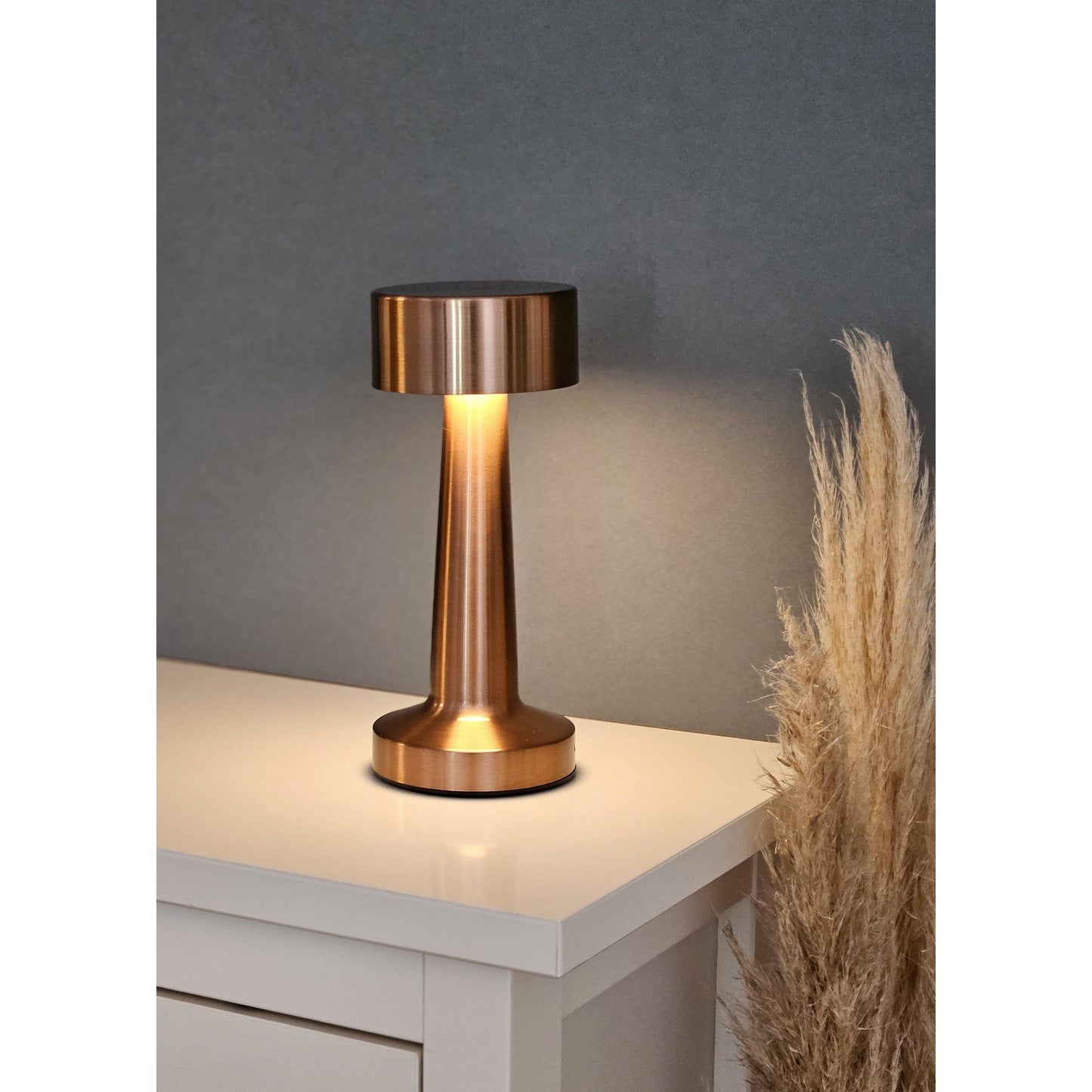 Lampe LED ohne Kabel Touch Tischleuchte Tischlampe Leuchte kabellos dimmbar