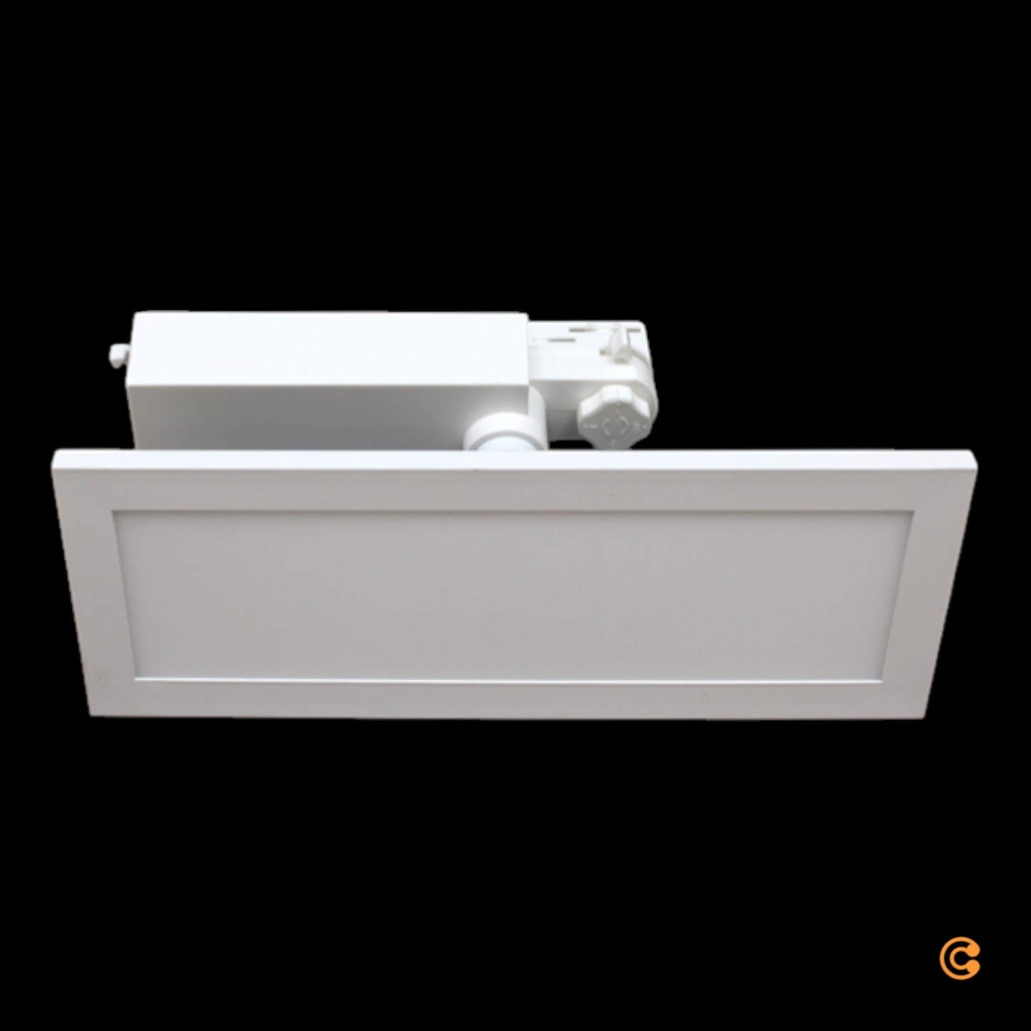 Skreytingarljós fyrir LED-spjald í B-flokki, teinaljós, hvítt, þriggja fasa, 3000 K, kveikt/slökkt.