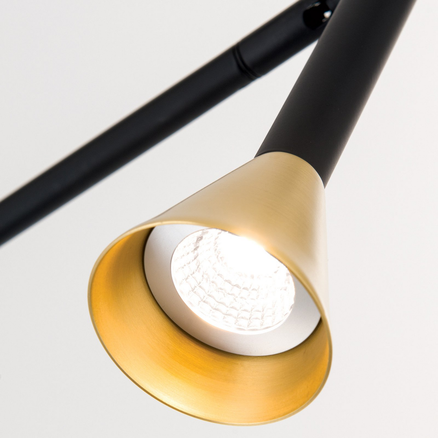 LED gólflampi Odeon í B-flokki með snertideyfi, gólflampi, ljós, kastljós, leslampi