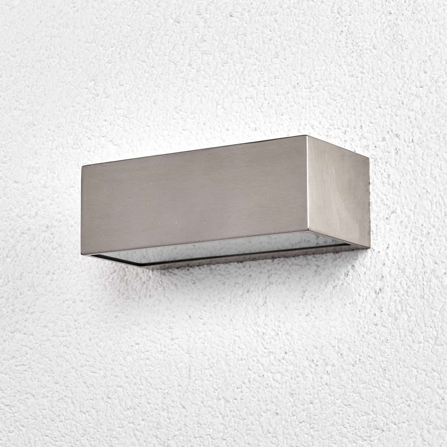 B-grade Lindby square stainless steel outdoor wall light Leonora garden light patio light 