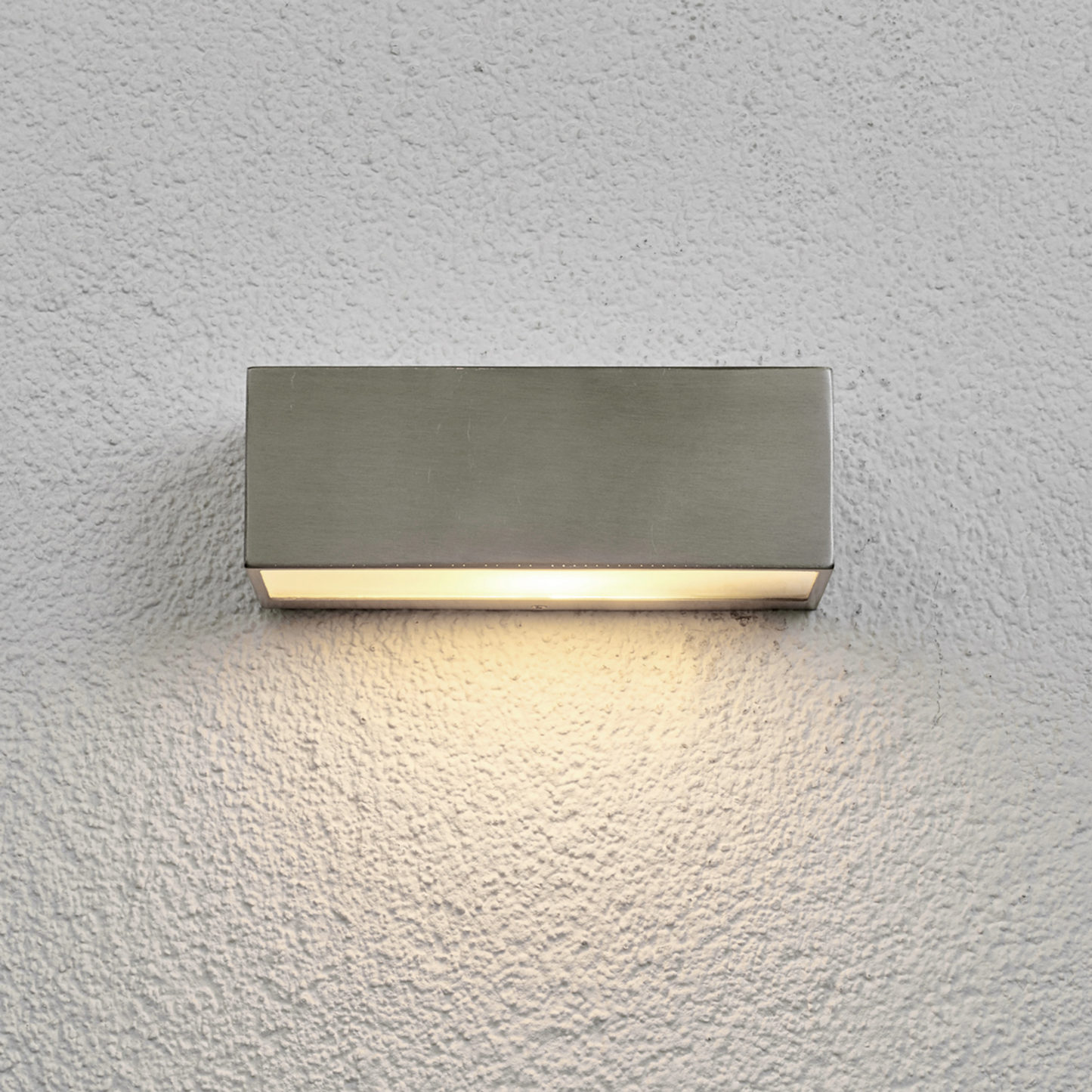 B-grade Lindby square stainless steel outdoor wall light Leonora garden light patio light 