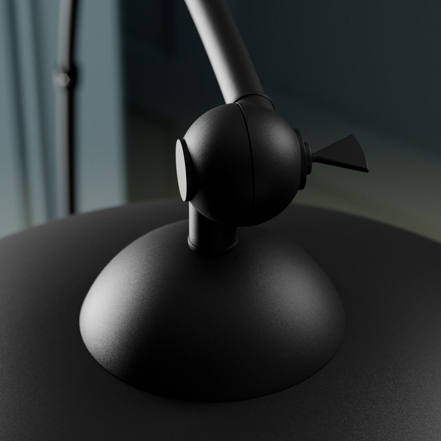 B-grade Lindby curved floor lamp Jonera black gold standing lamp floor lamp 2 pieces