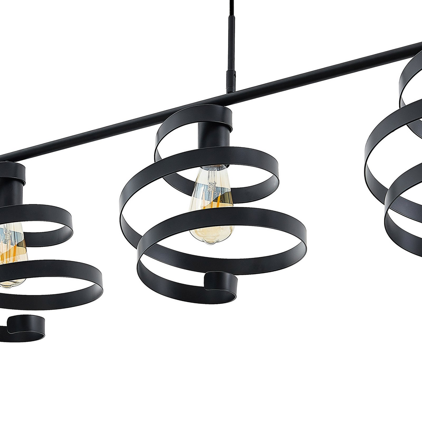 B-Ware Lindby Colten Hängeleuchte Pendelleuchte Deckenlampe Lampe 4 Flammig Schwarz92