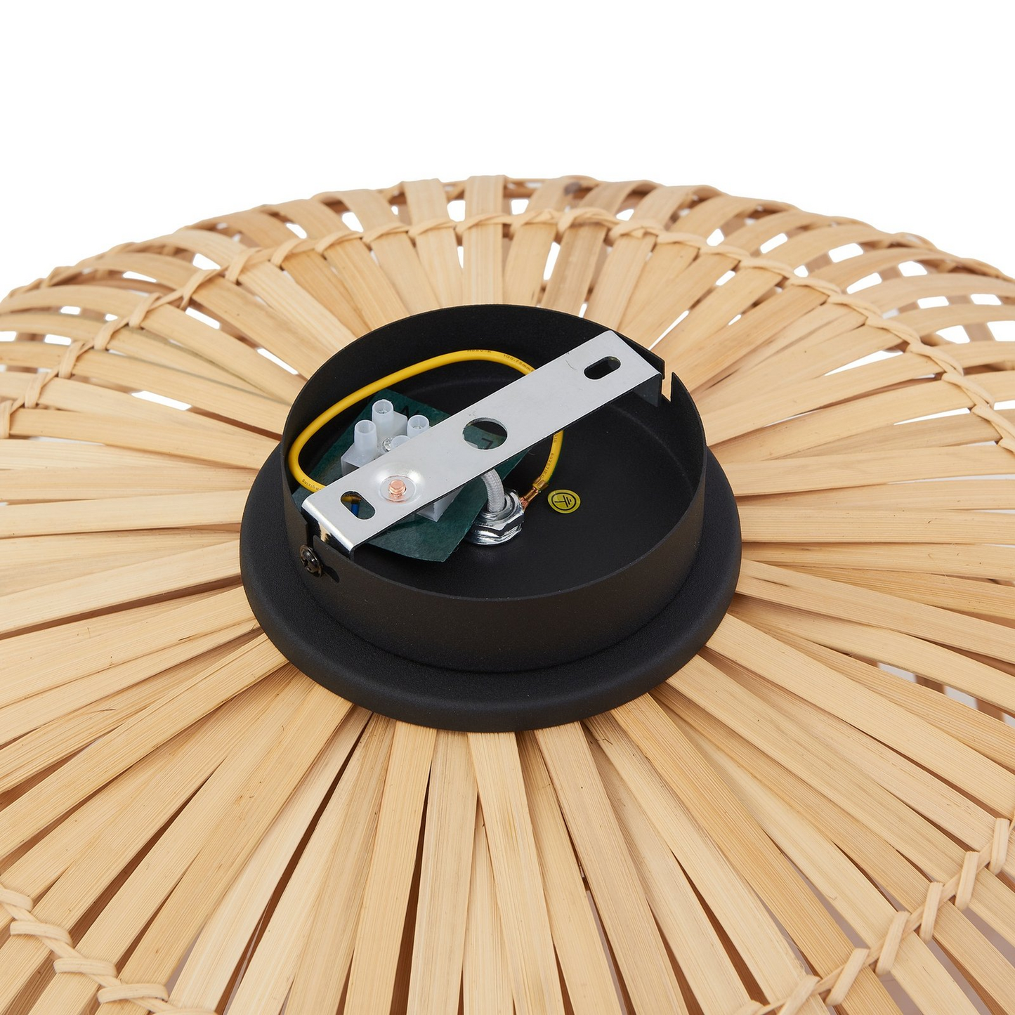 B-grade Lindby ceiling light Ilajus ø 62 cm bamboo natural ceiling lamp See text/photo