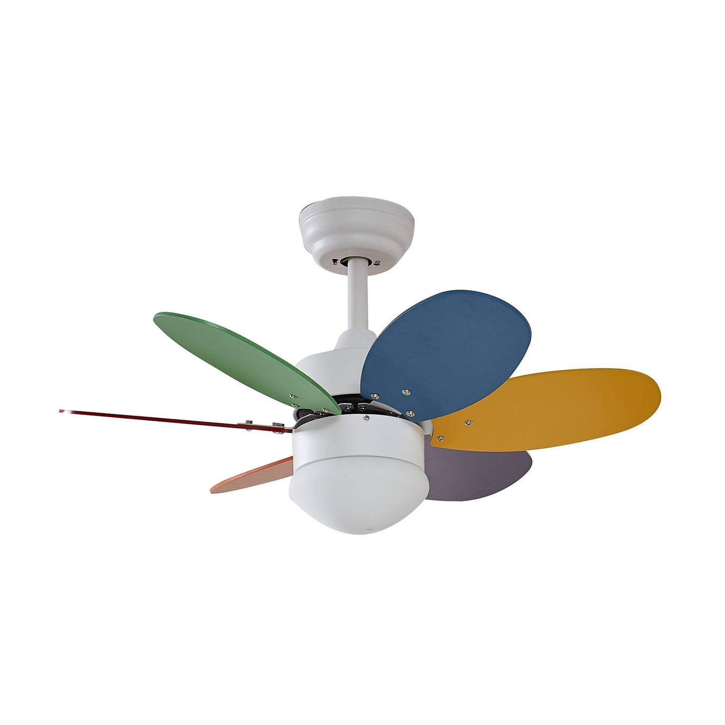 B-grade Lindby ceiling fan with light, Litur, quiet, ø 77 cm, E27, fan lamp, spotlight