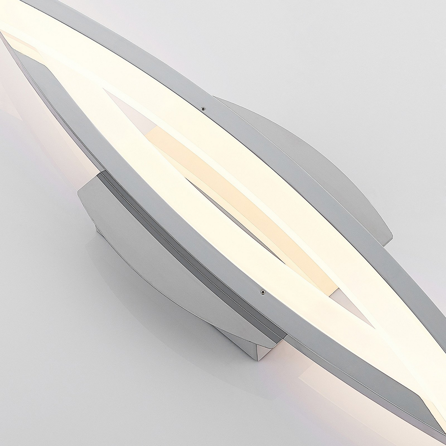 B-grade Lindby Elarit LED ceiling lamp, light fixture, pendant lamp, chrome-plated