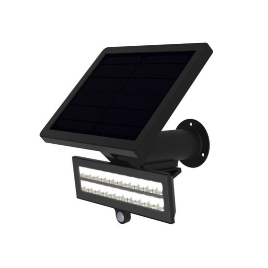 B-stock Lindby Jannat LED solar wall spotlight with sensor, wireless solar light/wall lamp