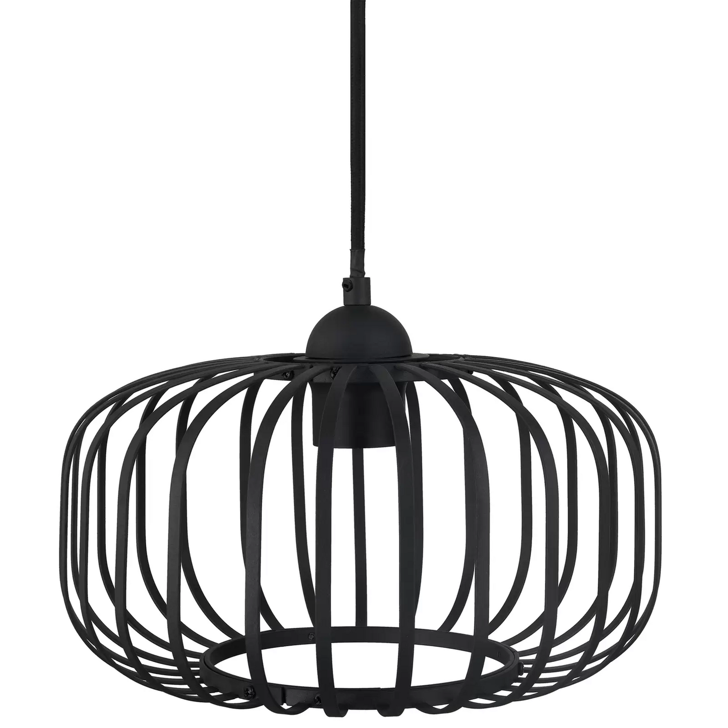 B-grade Lindby Krish pendant lamp, cage design, three-light ceiling lamp, light fixture, spotlight