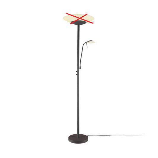 B-grade Lindby LED ceiling light, floor lamp, Ragna reading light. See text/photo.