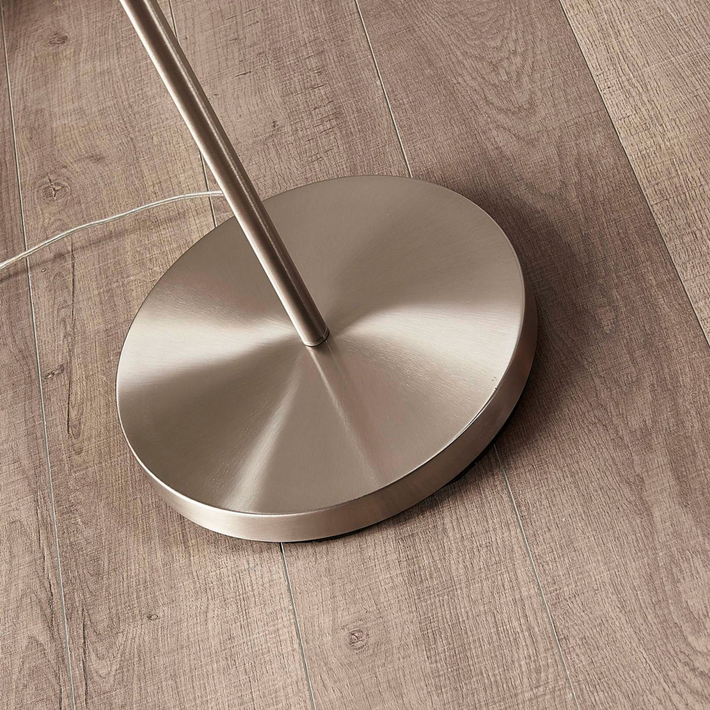 B-Ware Lindby Stehleuchte Stehlampe Parsa Weiß Textil Höhe 167cm E27 Lampenschirm