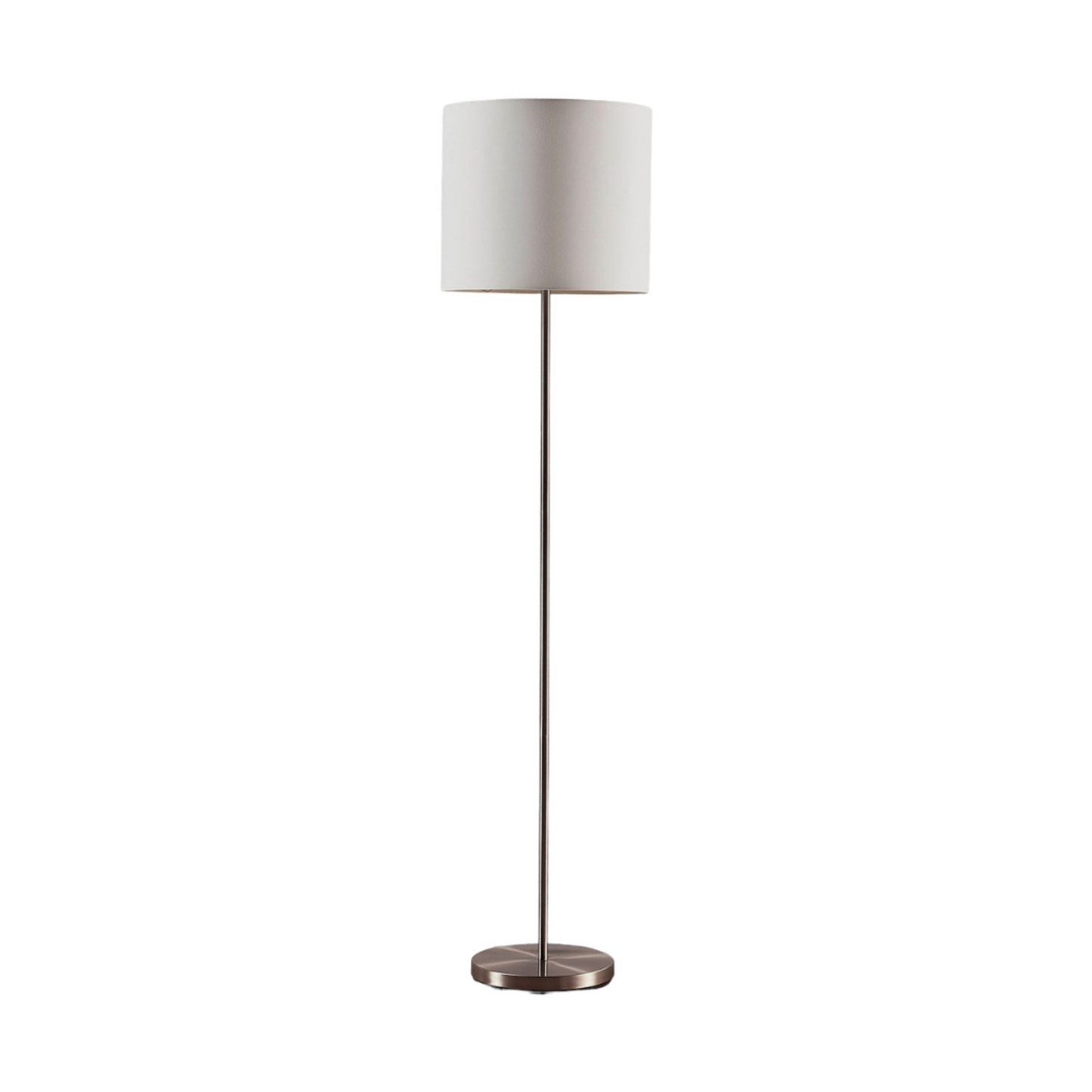B-Ware Lindby Stehleuchte Stehlampe Parsa Weiß Textil Höhe 167cm E27 Lampenschirm